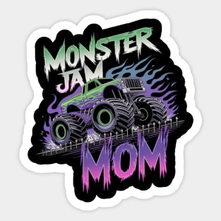 Monster Jam Grave Digger Mom Family Motorsports Sticker